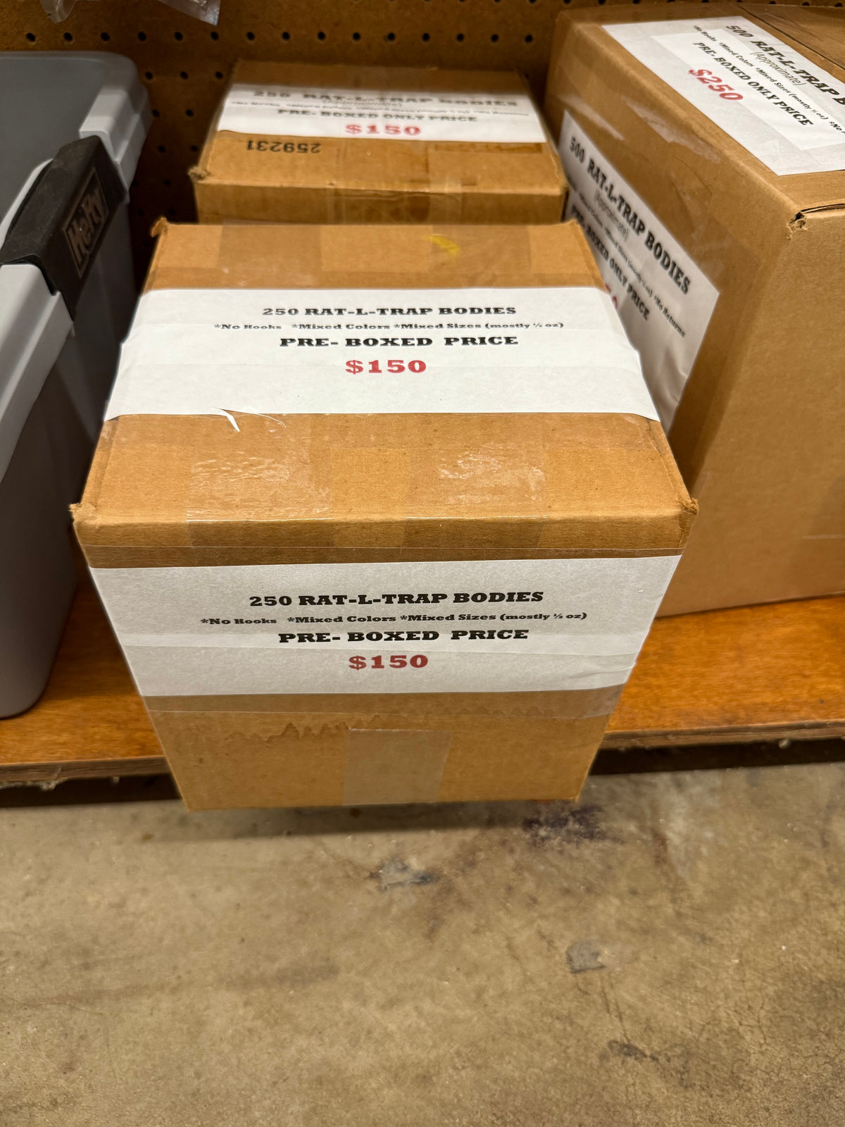 Bill Lewis Rat-L-Trap Bodies-20lb Box (Approx. 500 bodies)