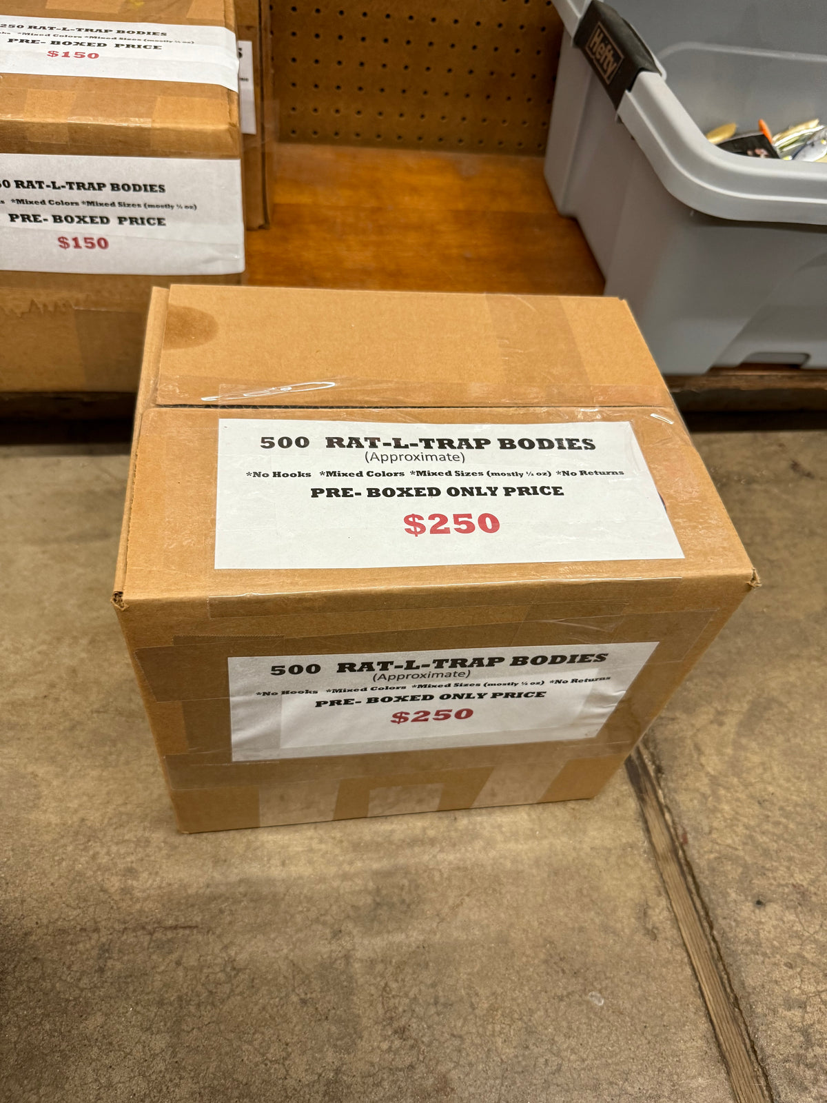 Bill Lewis Rat-L-Trap Bodies-20lb Box (Approx. 500 bodies)