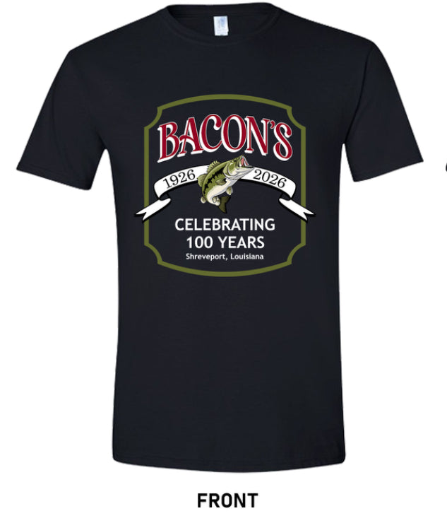 100th Year Anniversary T-Shirt - Black