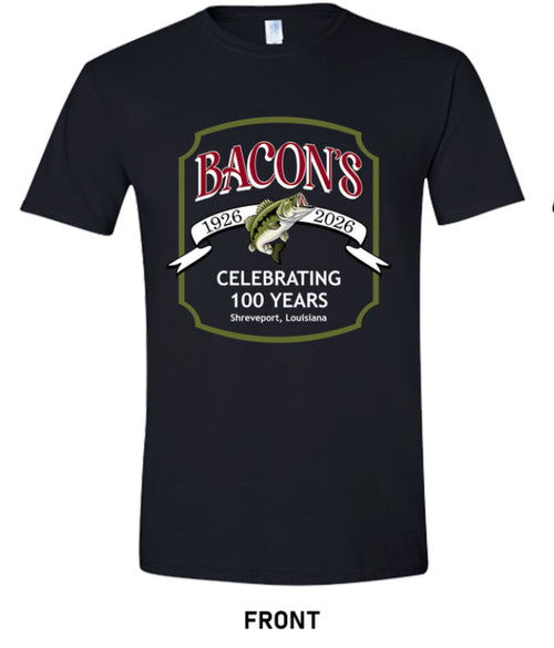 100th Year Anniversary T-Shirt - Black