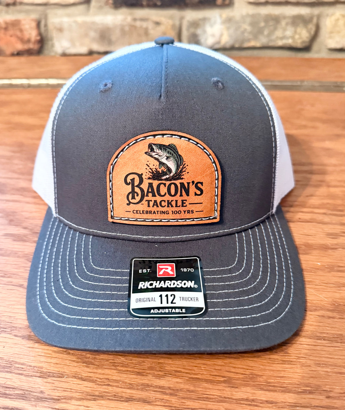 100 YR Celebration Handpainted Leather Patch Hat