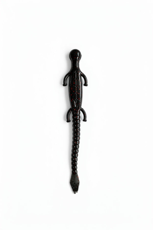 The Original Fliptail Lizard - 50 pack- Black/Red Flake