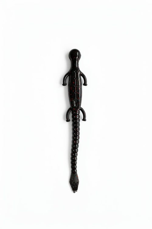 The Original Fliptail Lizard - 50 pack- Black/Red Flake
