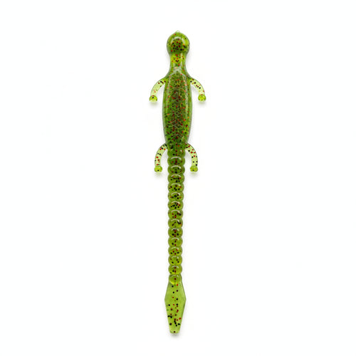 The Original 6" Fliptail Lizard - 50 pk - Watermelon/Red Flake